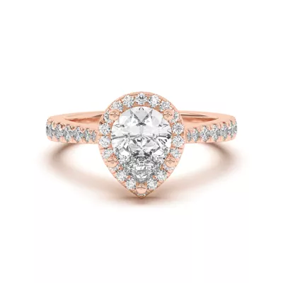 Cici Halo Engagement Ring