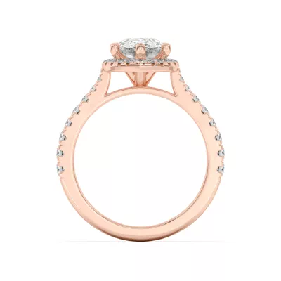 Cici Halo Engagement Ring