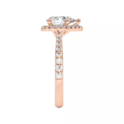 Cici Halo Engagement Ring