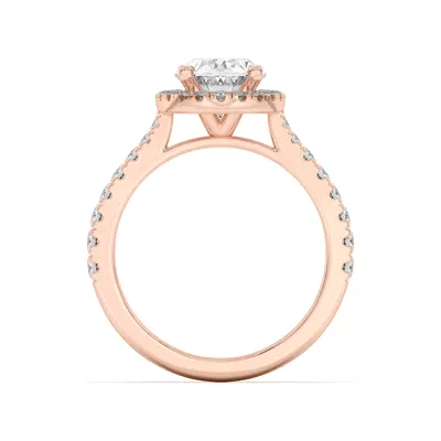 Cici Halo Engagement Ring