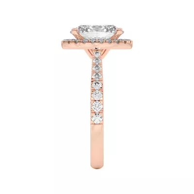 Cici Halo Engagement Ring