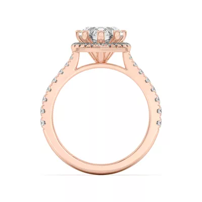 Cici Halo Engagement Ring