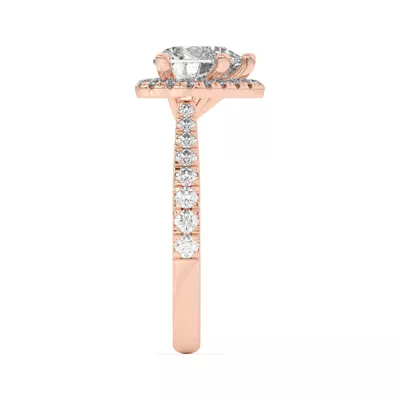 Cici Halo Engagement Ring