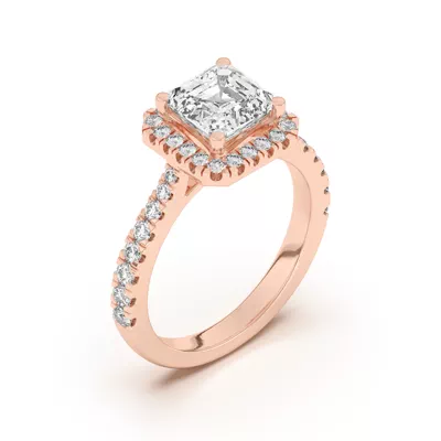 Cici Halo Engagement Ring