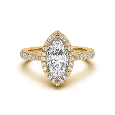 Cici Halo Engagement Ring