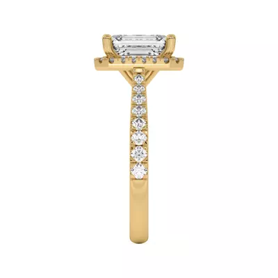 Cici Halo Engagement Ring