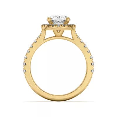 Cici Halo Engagement Ring