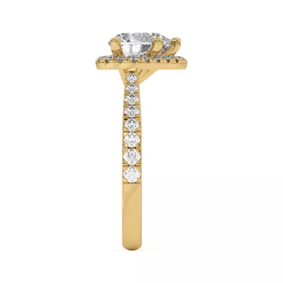 Cici Halo Engagement Ring