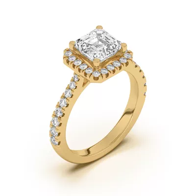 Cici Halo Engagement Ring