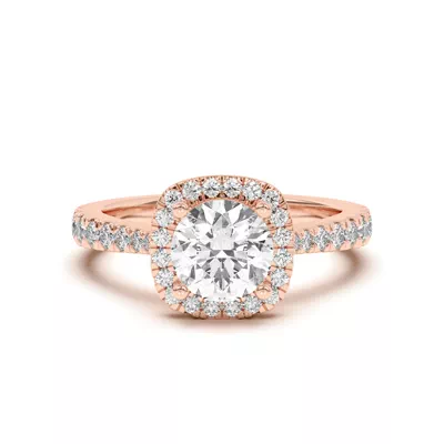 Cici Halo Engagement Ring