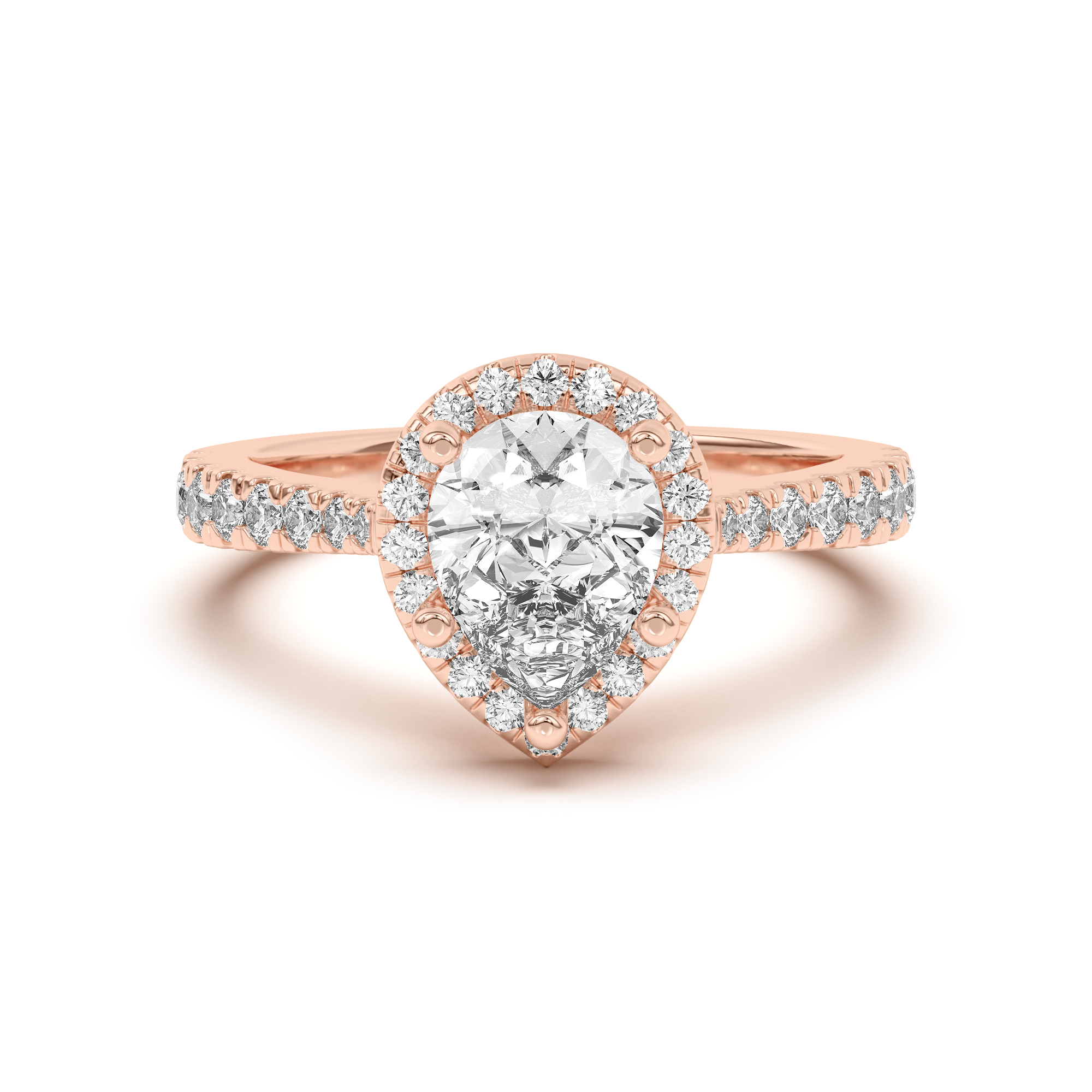 Cici Halo Engagement Ring