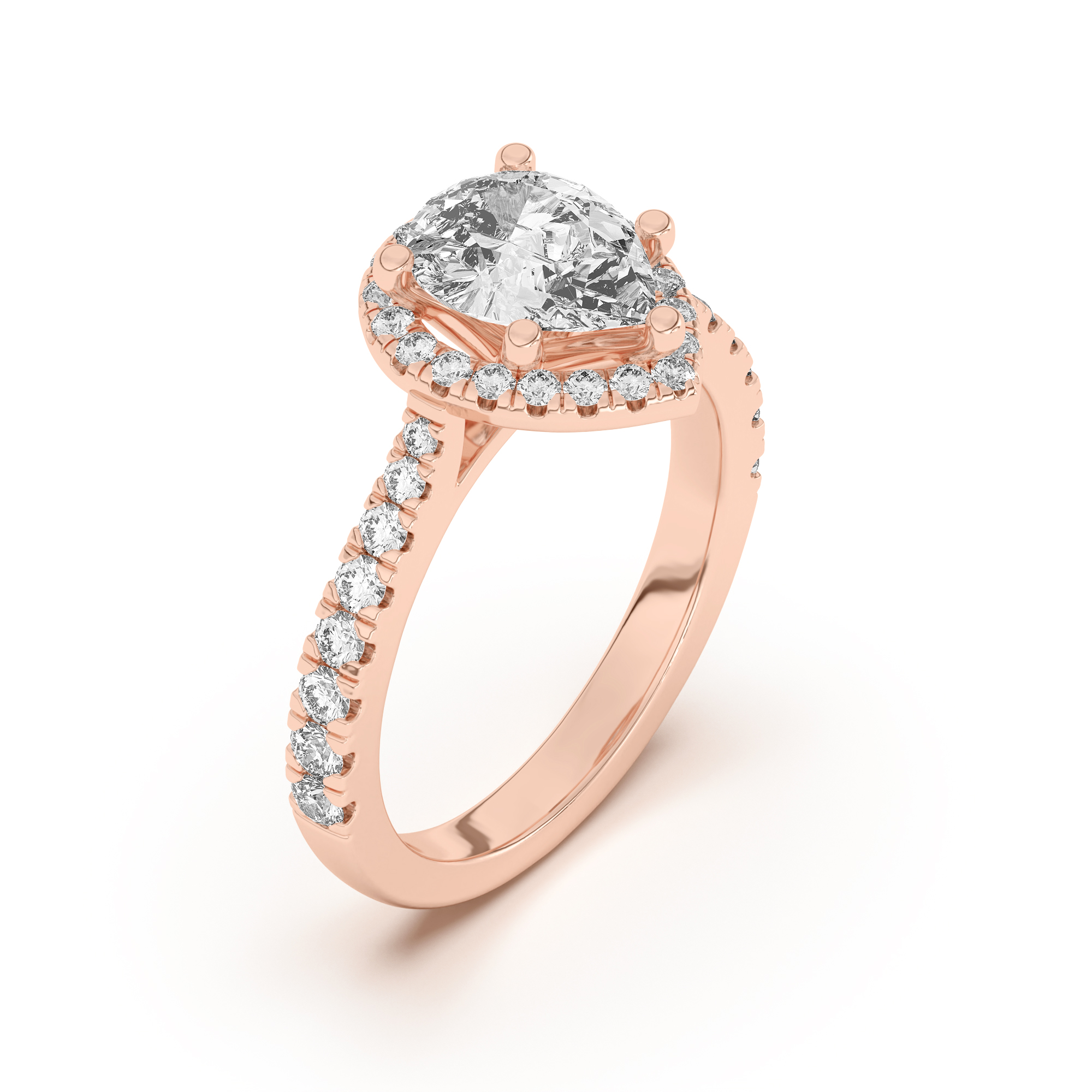 Cici Halo Engagement Ring