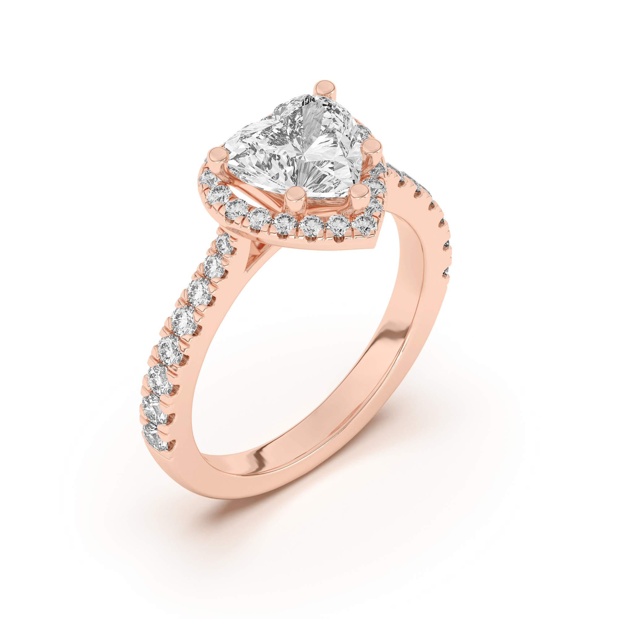 Cici Halo Engagement Ring
