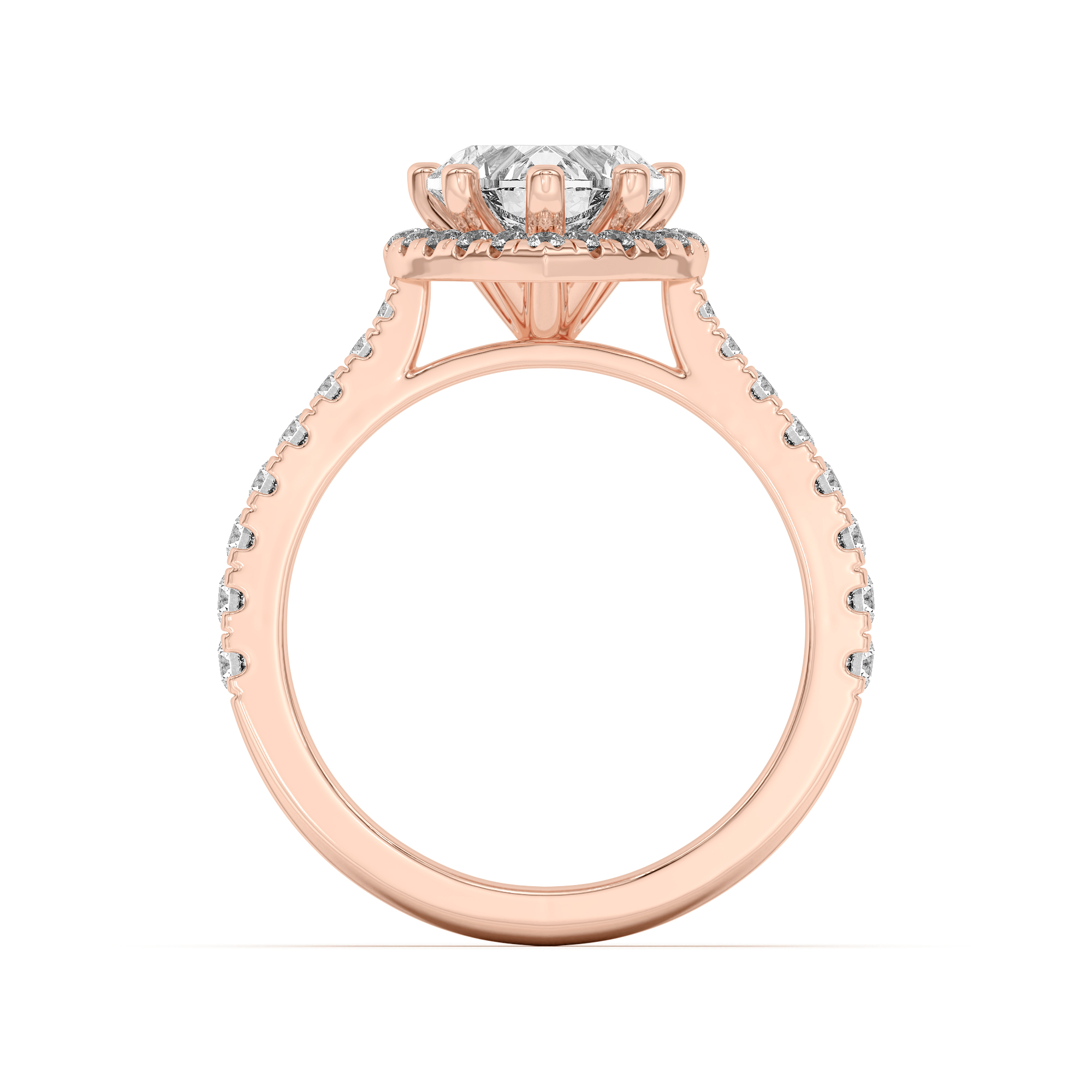 Cici Halo Engagement Ring