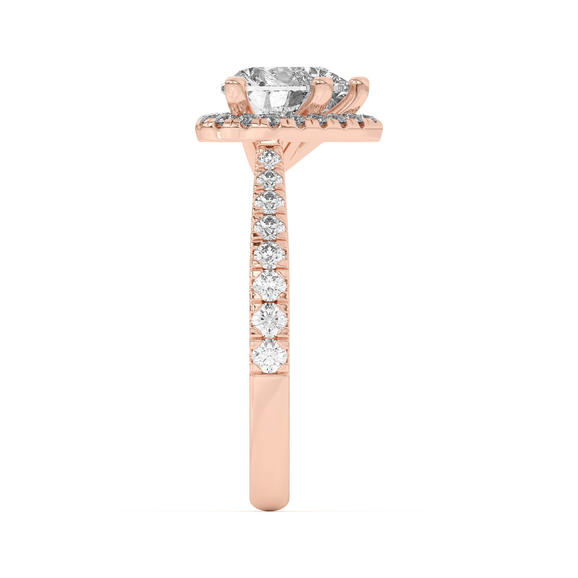 Cici Halo Engagement Ring