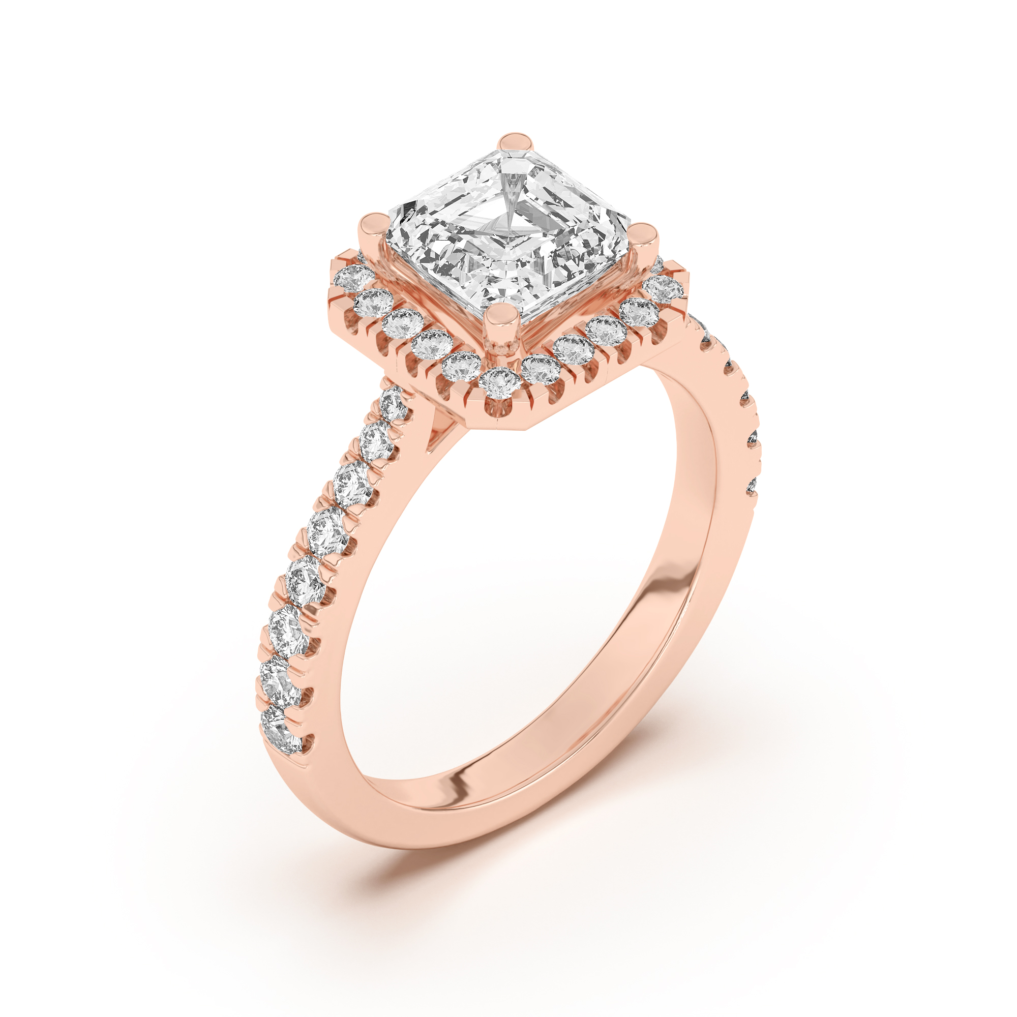 Cici Halo Engagement Ring