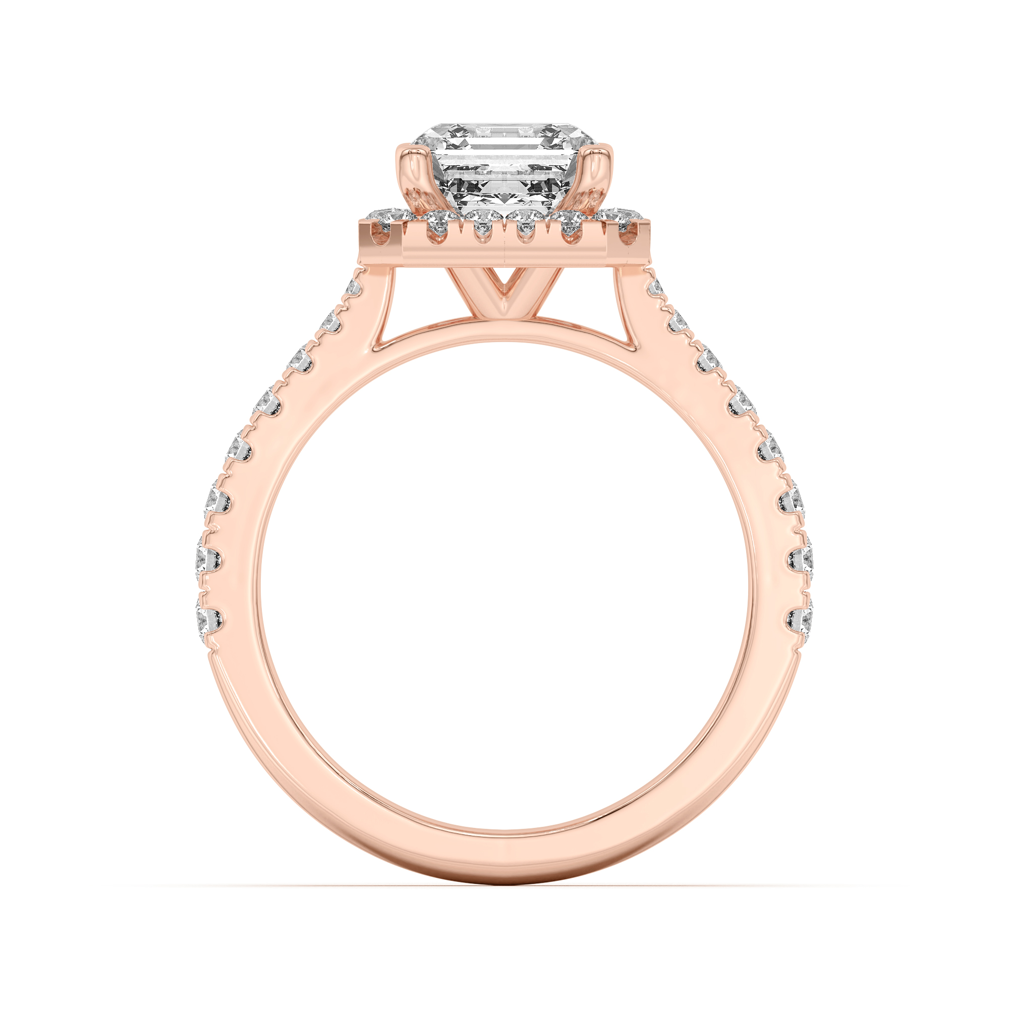 Cici Halo Engagement Ring