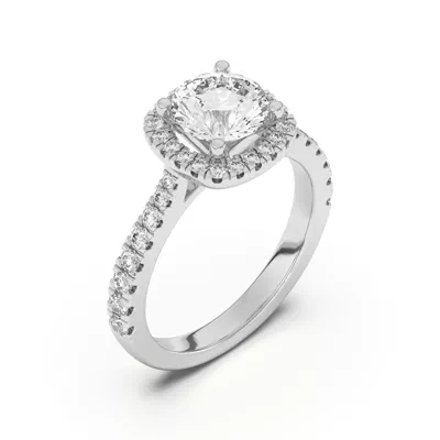 Cici Halo Engagement Ring