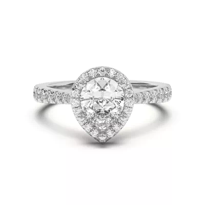 Cici Halo Engagement Ring
