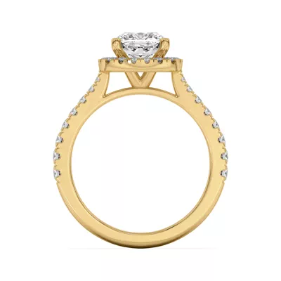 Cici Halo Engagement Ring