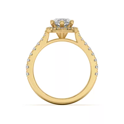 Cici Halo Engagement Ring
