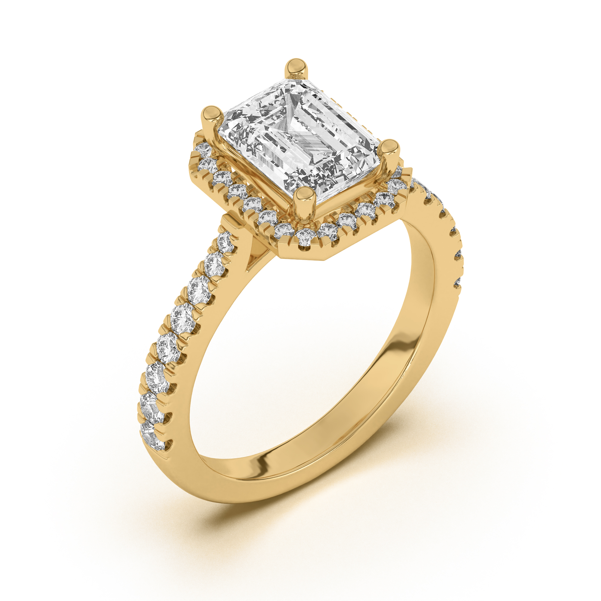 Cici Halo Engagement Ring