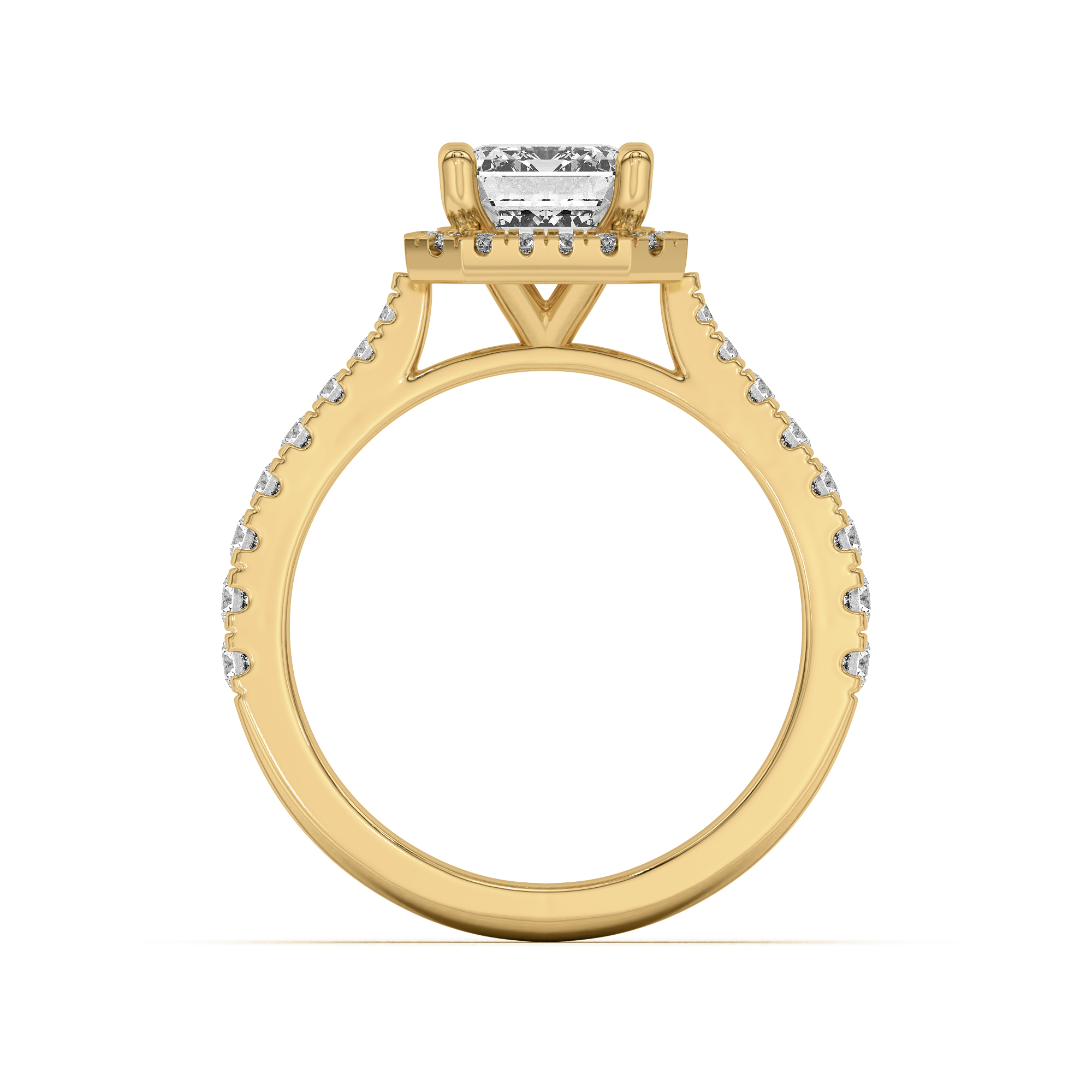 Cici Halo Engagement Ring