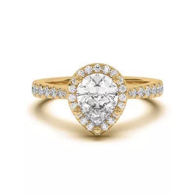 Cici Halo Engagement Ring