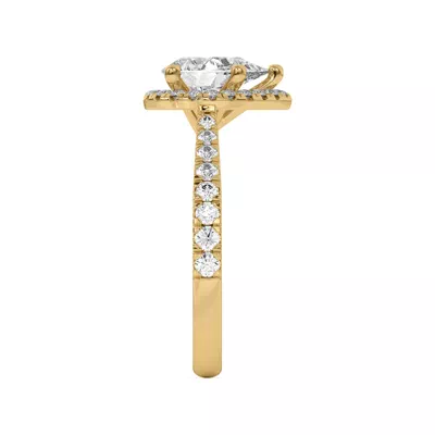 Cici Halo Engagement Ring