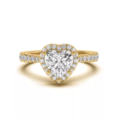 Cici Halo Engagement Ring