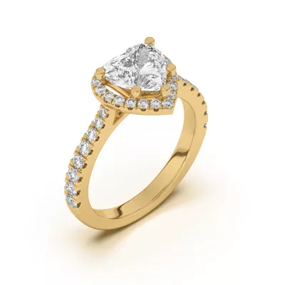 Cici Halo Engagement Ring