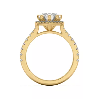 Cici Halo Engagement Ring