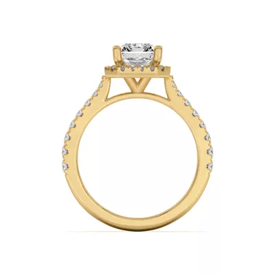 Cici Halo Engagement Ring