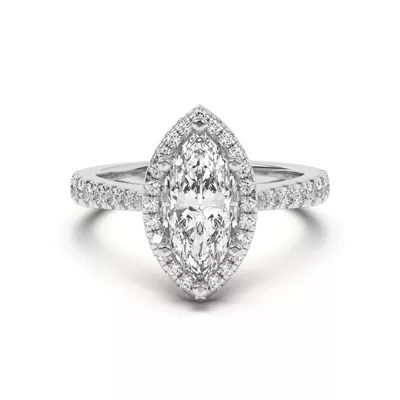 Cici Halo Engagement Ring