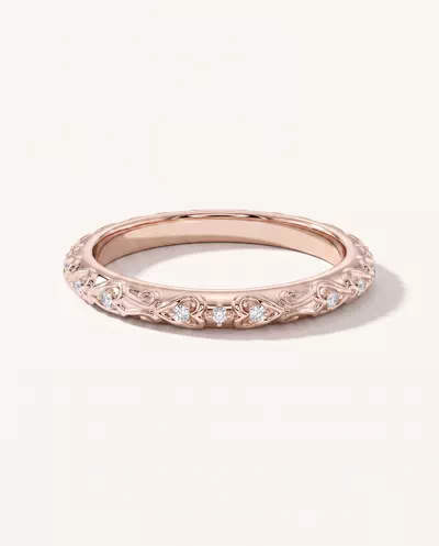 Kathryn Pavé Heart Scroll Band