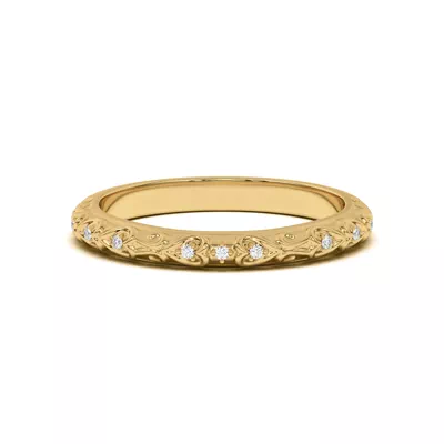 Kathryn Pavé Heart Scroll Band