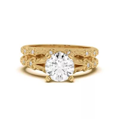 Kathryn Pavé Heart Scroll Band