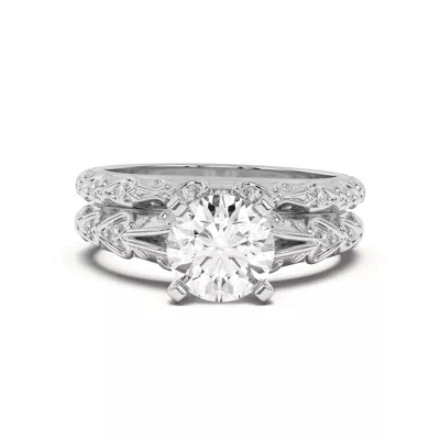 Kathryn Pavé Heart Scroll Band