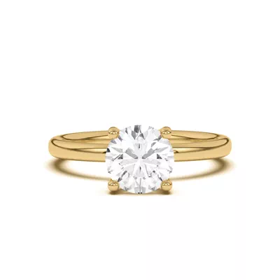 Briana Hidden Pavé Circlet Engagement Ring