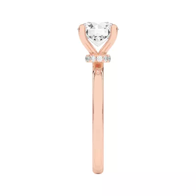 Briana Hidden Pavé Circlet Engagement Ring