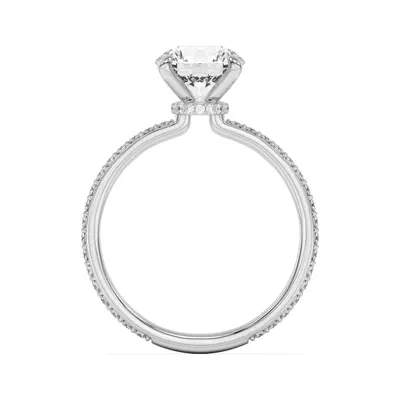 Alara Pavé Collar Engagement Ring