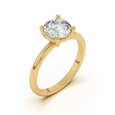 Angie Gallery Solitaire Engagement Ring