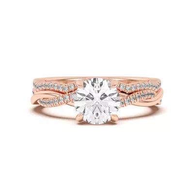 Debra Scalloped Curve Pavé Band