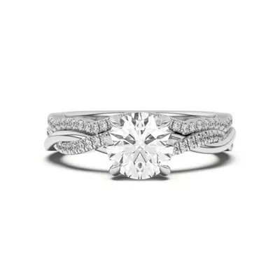 Debra Scalloped Curve Pavé Band