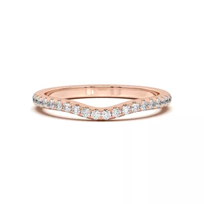 Tanya Curved Pavé Band