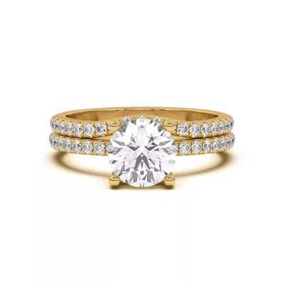 Tanya Curved Pavé Band