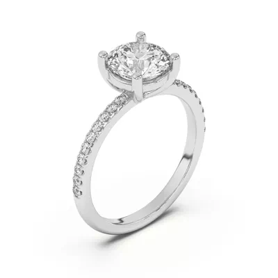 Tanya Pavé Engagement Ring
