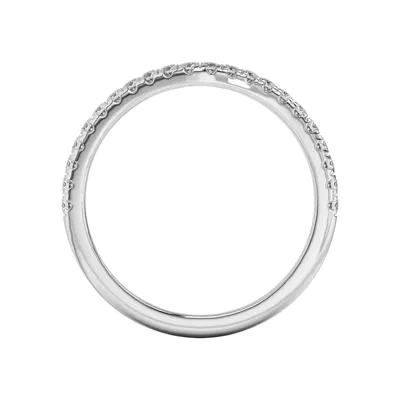 Tanya Curved Pavé Band