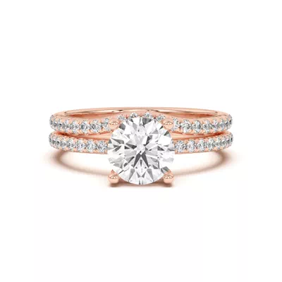 Betsy Petite Curved Lab Pavé Band