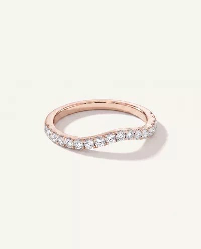 Betsy Petite Curved Pavé Band